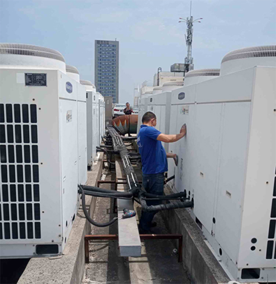 中站中央空调制热和不制冷系统维修方法